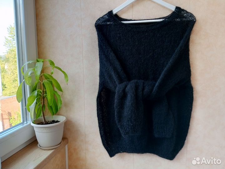 Свитер паутинка из мохера 44