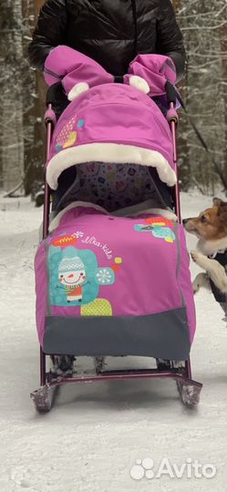 Санки коляска Ника kids