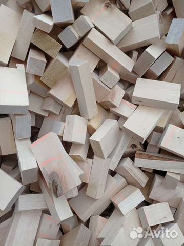 Дрова кубиками березовые сухие в мешках, доставка