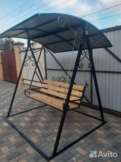 Садовые качели скамейки