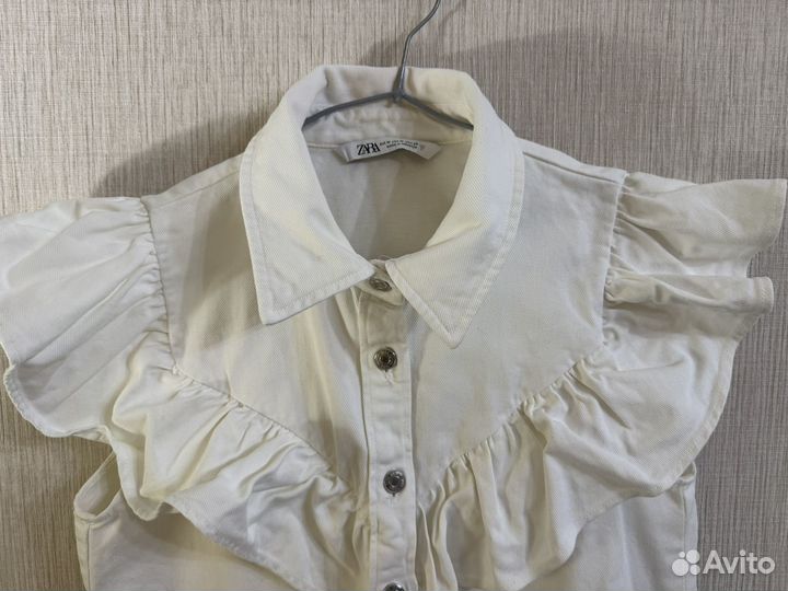 Джинсовое платье zara м