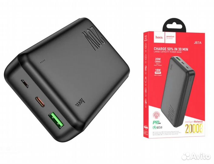 Внешний аккумулятор hoco J87A 20000mah