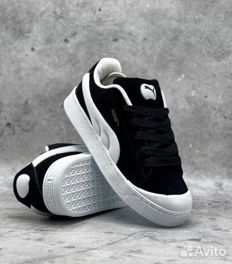 Кроссовки мужские Puma черные дутые 41-46р