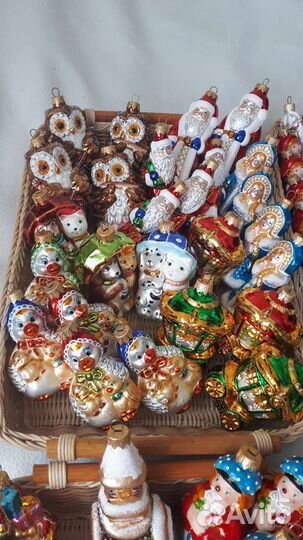 Елочная игрушка стекло