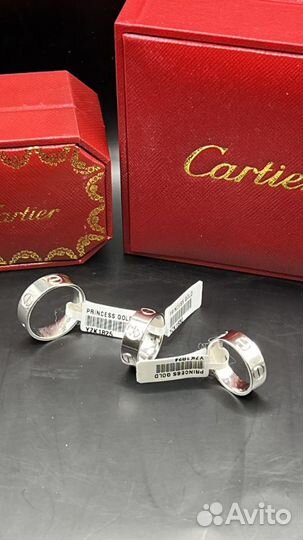 Cartier love кольцо 750 проба