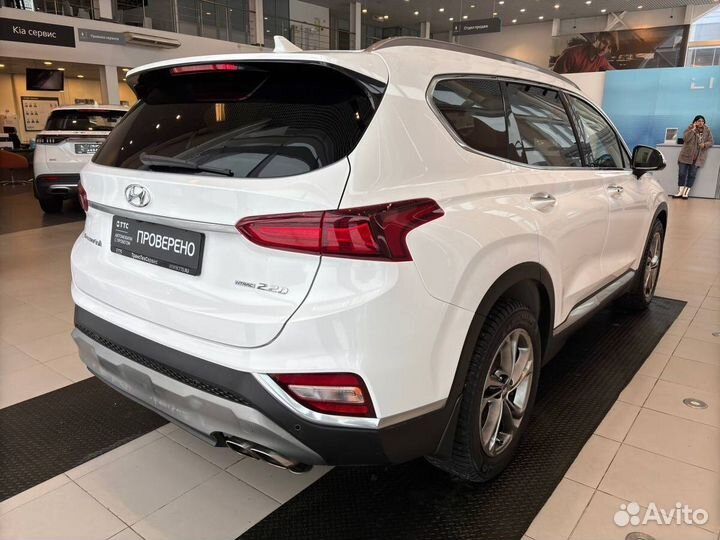 Hyundai Santa Fe 2.2 AT, 2018, 46 611 км