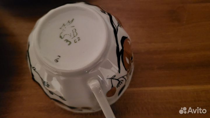 Чайный сервиз Вербилки Золотая роза