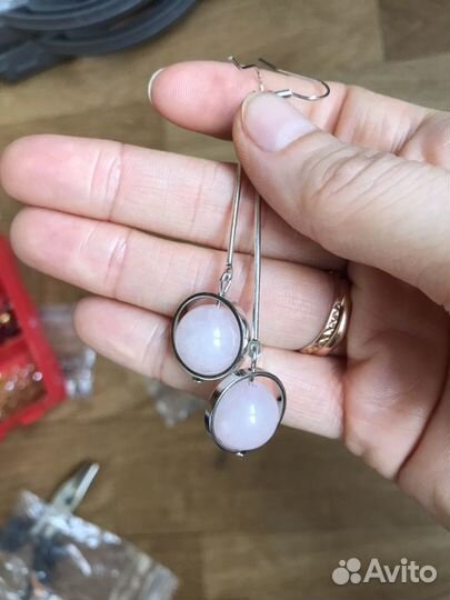 Серьги Кварц