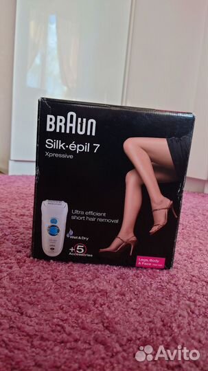 Эпилятор braun silk epil 7 с нов. аккамулятором