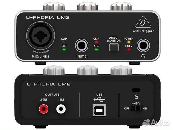 Набор для звукозаписи Behringer U-phoria studio