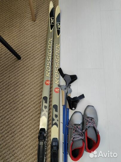 Лыжи Rossignol (классика и конёк) с ботинками