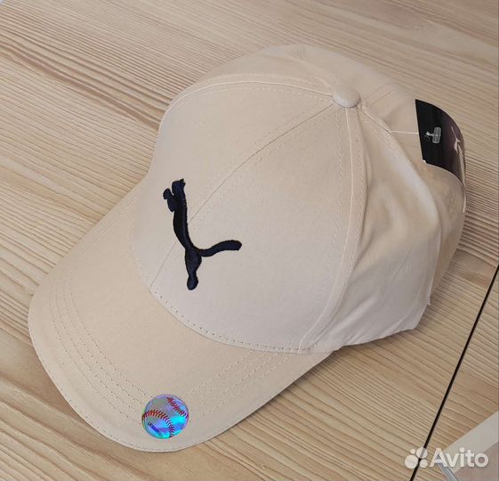 Кепка puma бежевая