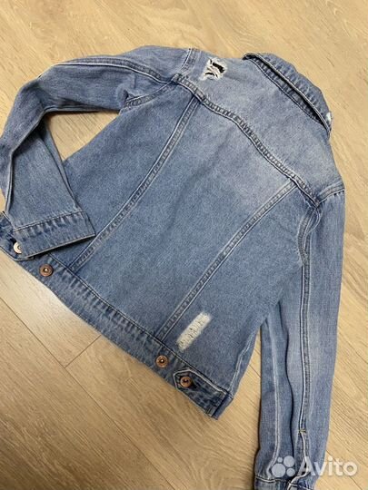 Куртка джинсовая девочка 134-140