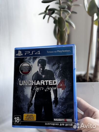 Uncharted 4 ps4 диск