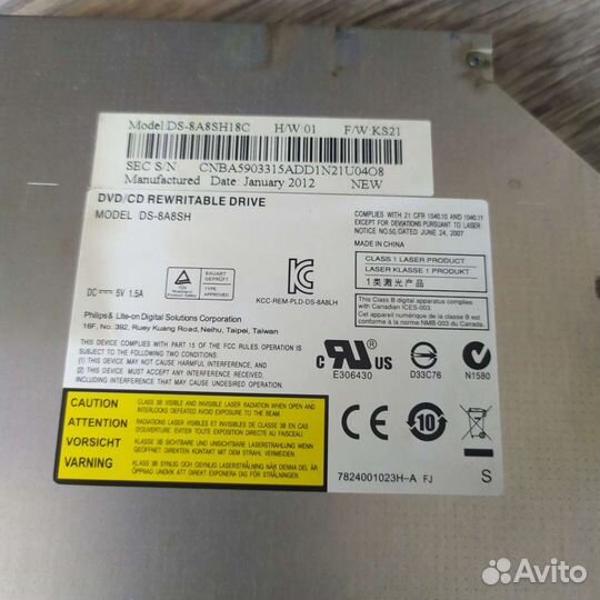 CD/DVD ROM на ноутбук