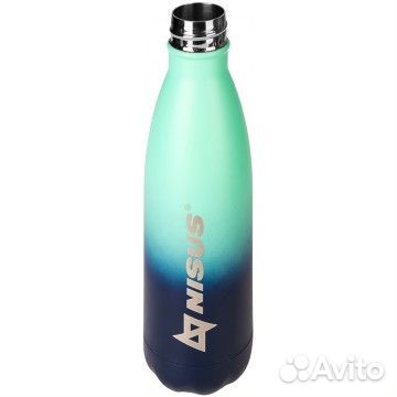 Термобутылка nisus 500ML (зеленый/синий)