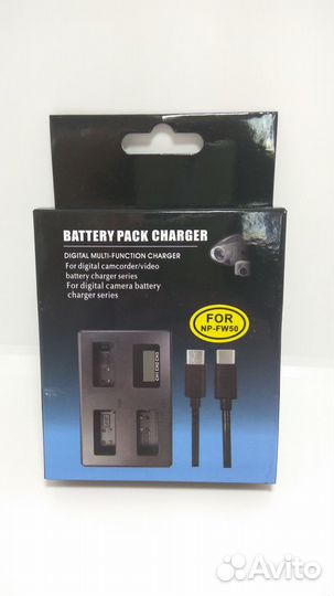 Зарядное устройство для 3-x аккумуляторов NP-FW50