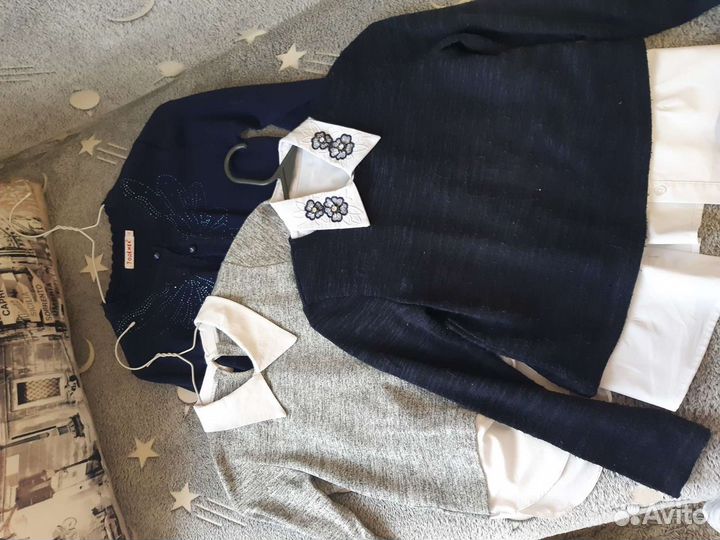 Джемпер для школы для девочки