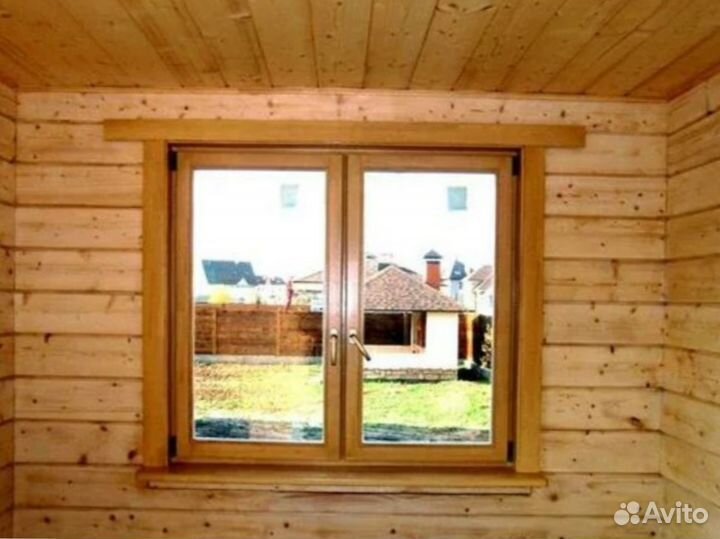 Деревянные окна со стеклопакетами