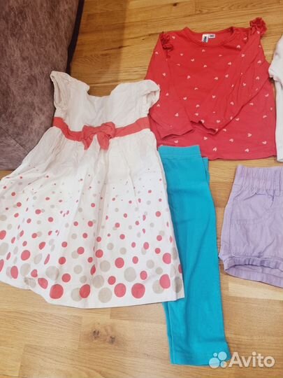 Детские вещи на девочку пакетом 86 92