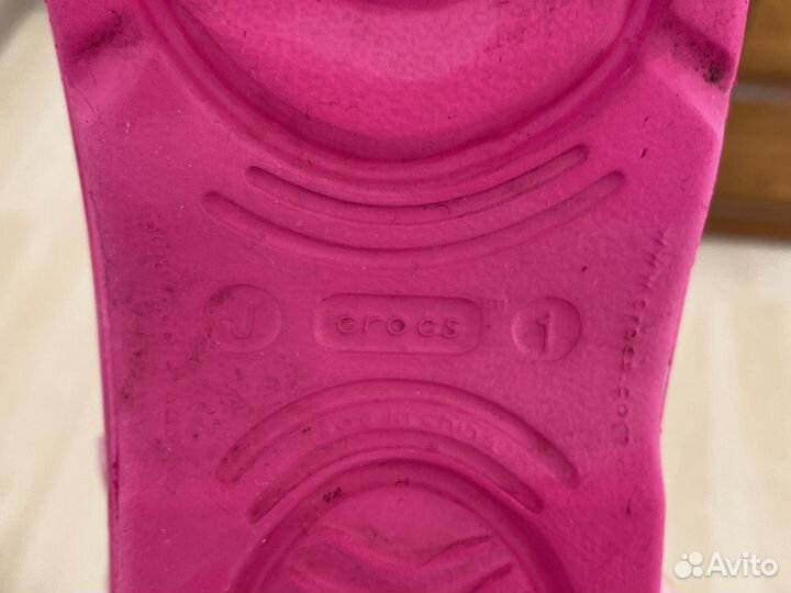 Сапоги crocs на девочку