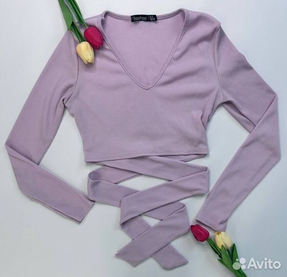 Топ с длинным рукавом