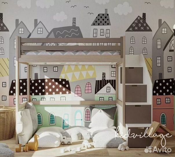 Кровать домик для двоих детей