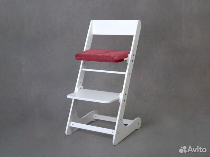Белый растущий стул