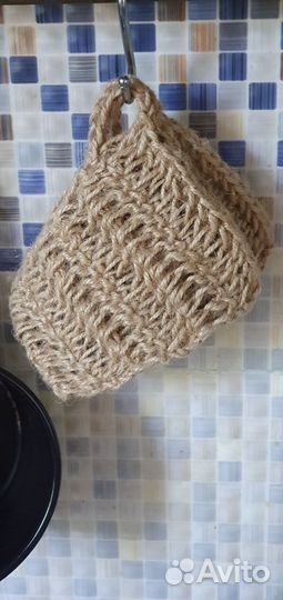 Губки из джута эко 3шт