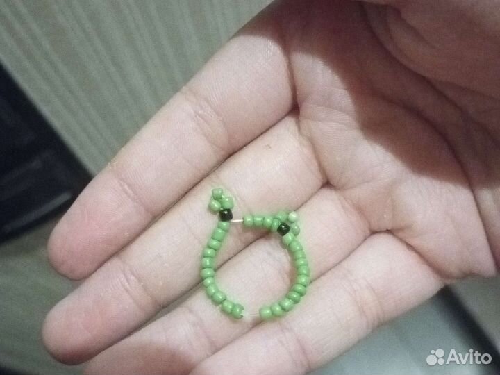 Кольцо из бисера