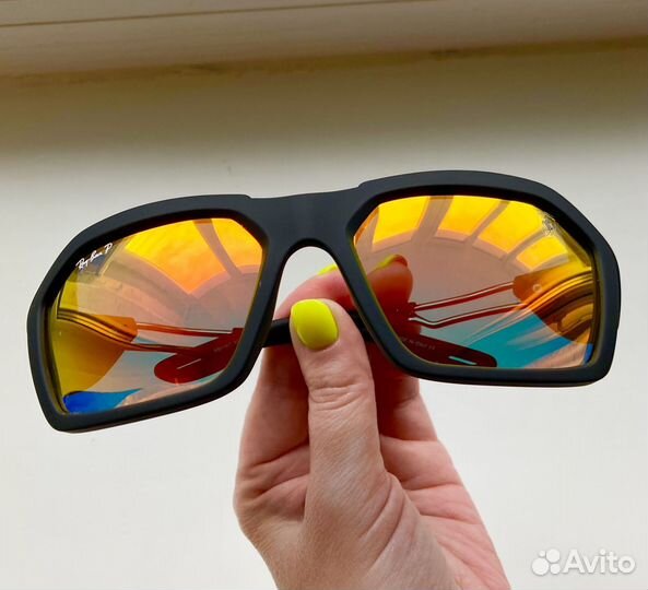 Очки Ray Ban Ferrari матовые поляризационные