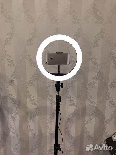 Кольцевая лампа 33 см лед для селфи со штат арт872