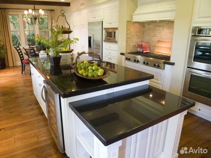 Барная стойка для кухни, из камня