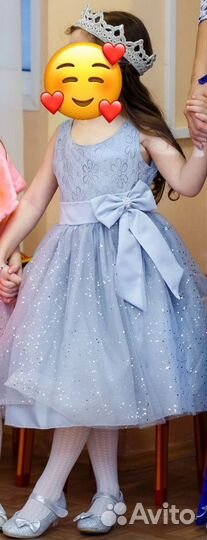 Нарядное платье для девочки 116