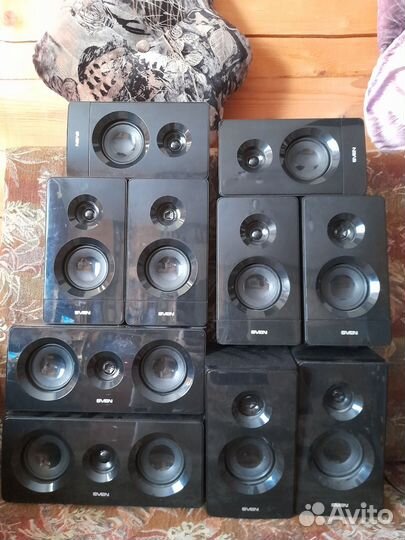 Акустика 5.1 sven колонки,сабвуфер