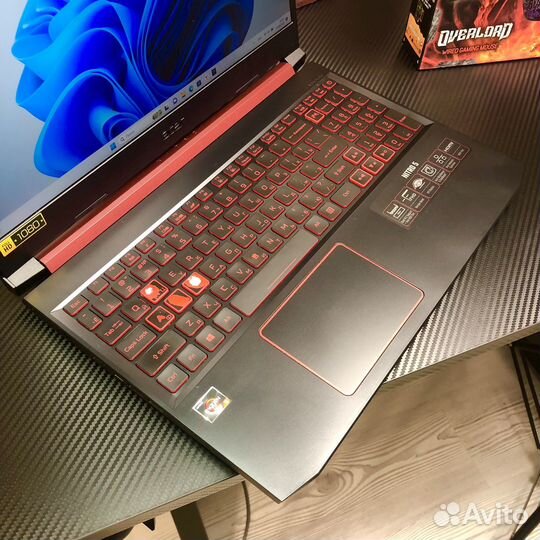 Игровой ноутбук Acer Nitro 5/Ryzen5/GTX1650/16гб