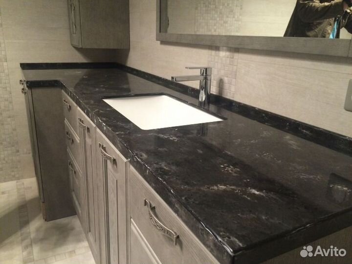 Кухонная столешница, из камня, под заказ