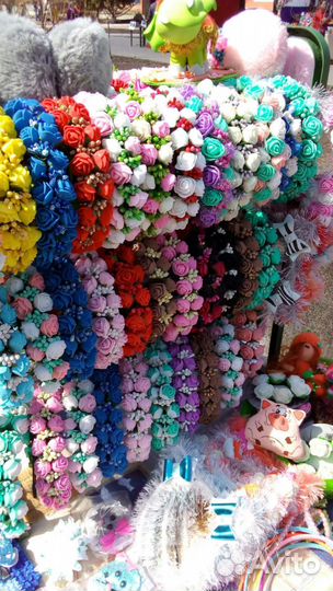 Ободки,заколки,резинки,веночки,украшения для волос