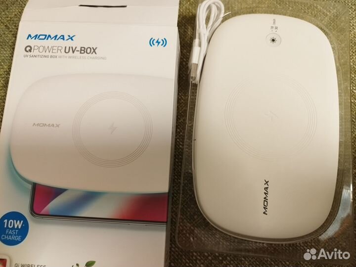 Зарядное устройство Momax Q.Power UV-Box UV