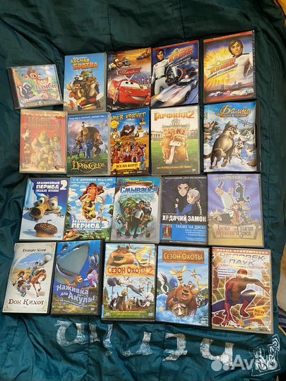 Dvd диски мультфильмы