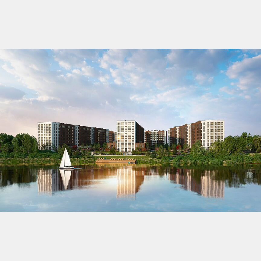 2-к. квартира, 53,3 м², 2/8 эт.