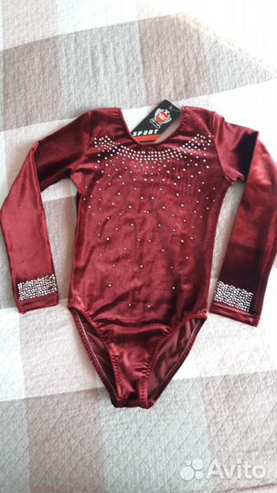 Купальник для спортивной гимнастики Велюр