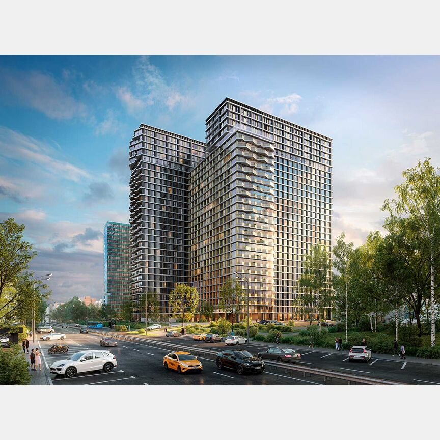 1-к. апартаменты, 42,6 м², 2/29 эт.