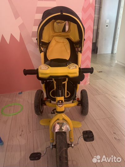 Трехколесный велосипед коляска