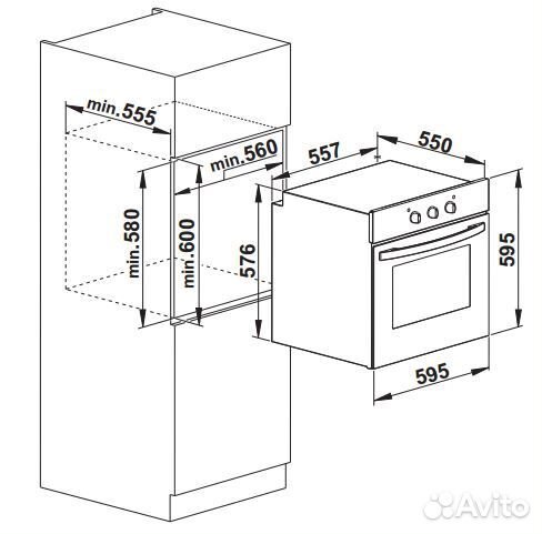 Духовой шкаф weissgauff oe 29 pdx