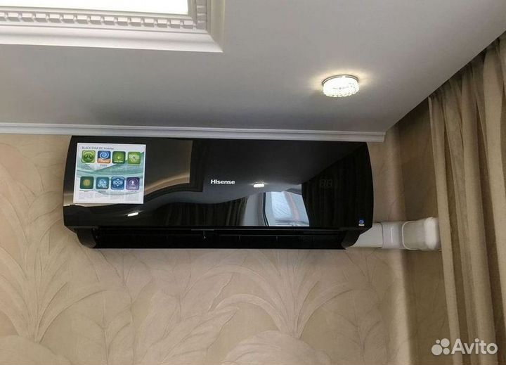 Сплит система с установкой