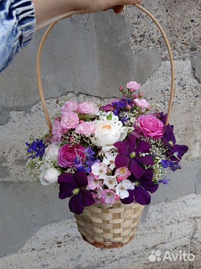 Живые цветы букеты розы