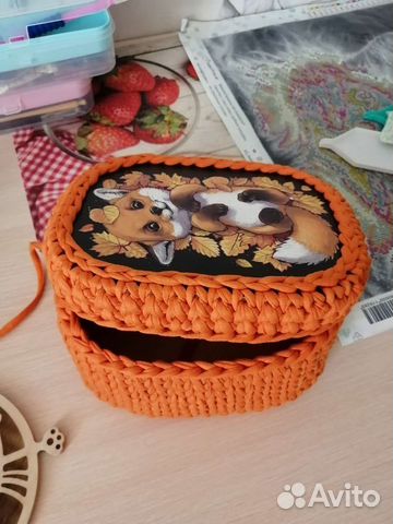 Корзинка ручной работы