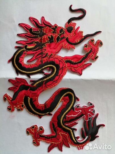 Термонаклейка на костюм для Ушу