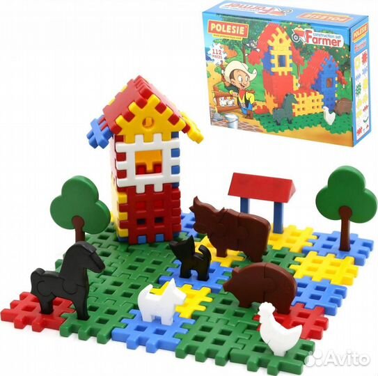 Конструктор Фермер 112 эл. 4864